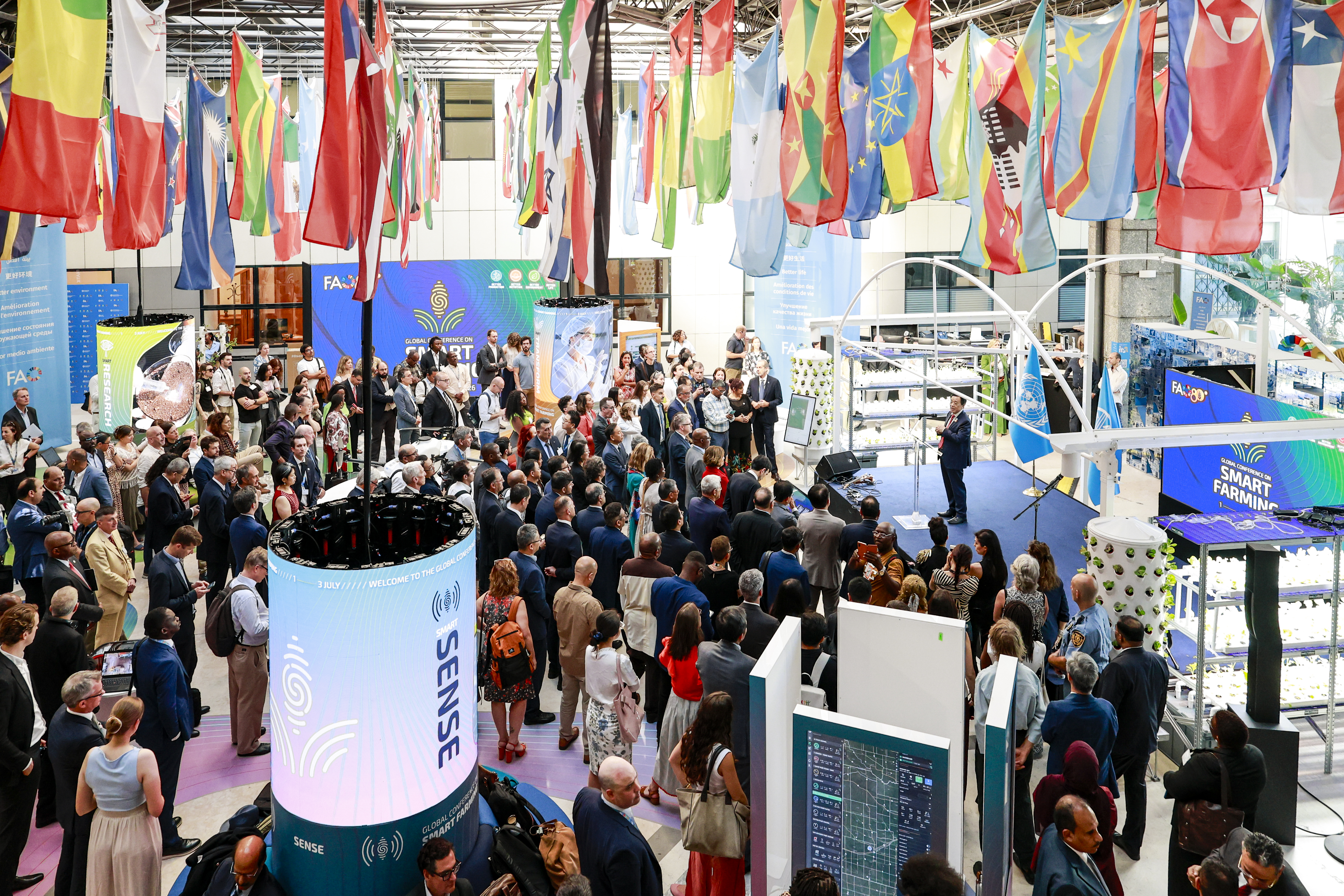 Italy: Asia and the Pacific’s agricultural innovations take centre stage at the FAO Global Conference on Smart Farming