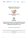DR Congo: Protocole national de prise en charge nutritionnelle et soutien alimentaire MVE version 2026