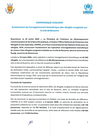 Burundi: Communique conjoint - Achevement de l'enregistrement biometrique des refugies congolais sur le site de Busuma