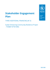 Stakeholder Engagement Plan – Sudan Enhancing Community Resilience Project - THABAT