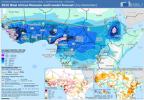 World: 2026 West African Monsoon multi-model forecast (July-September) - DG ECHO Daily Map | 15/06/2026