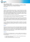 Terms of Reference (ToR): National Working Group on Trauma, Rehabilitation and Referral (TRR) Under the Sudan Health Cluster Coordination Mechanism (08 June 2026)