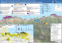 Venezuela | 7.5 M and 7.2 M earthquakes and EU response update - DG ECHO Daily Map | 02/07/2026