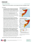 Somalia Food Security Outlook: Multiple areas across the south face a risk of Famine (IPC Phase 5) if flooding is extreme, June 2026 - January 2027