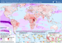 World: El Niño | Seasonal temperature and rainfall forecast (July-September 2026) - DG ECHO Daily Map | 17/06/2026