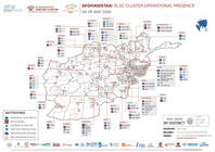 Afghanistan: ES/NFI Cluster Operational Presence (as of May 2026)