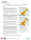 Pakistan Food Security Outlook: The likely poor kharif harvest and elevated food prices drive Crisis (IPC Phase 3), June 2026 - January 2027